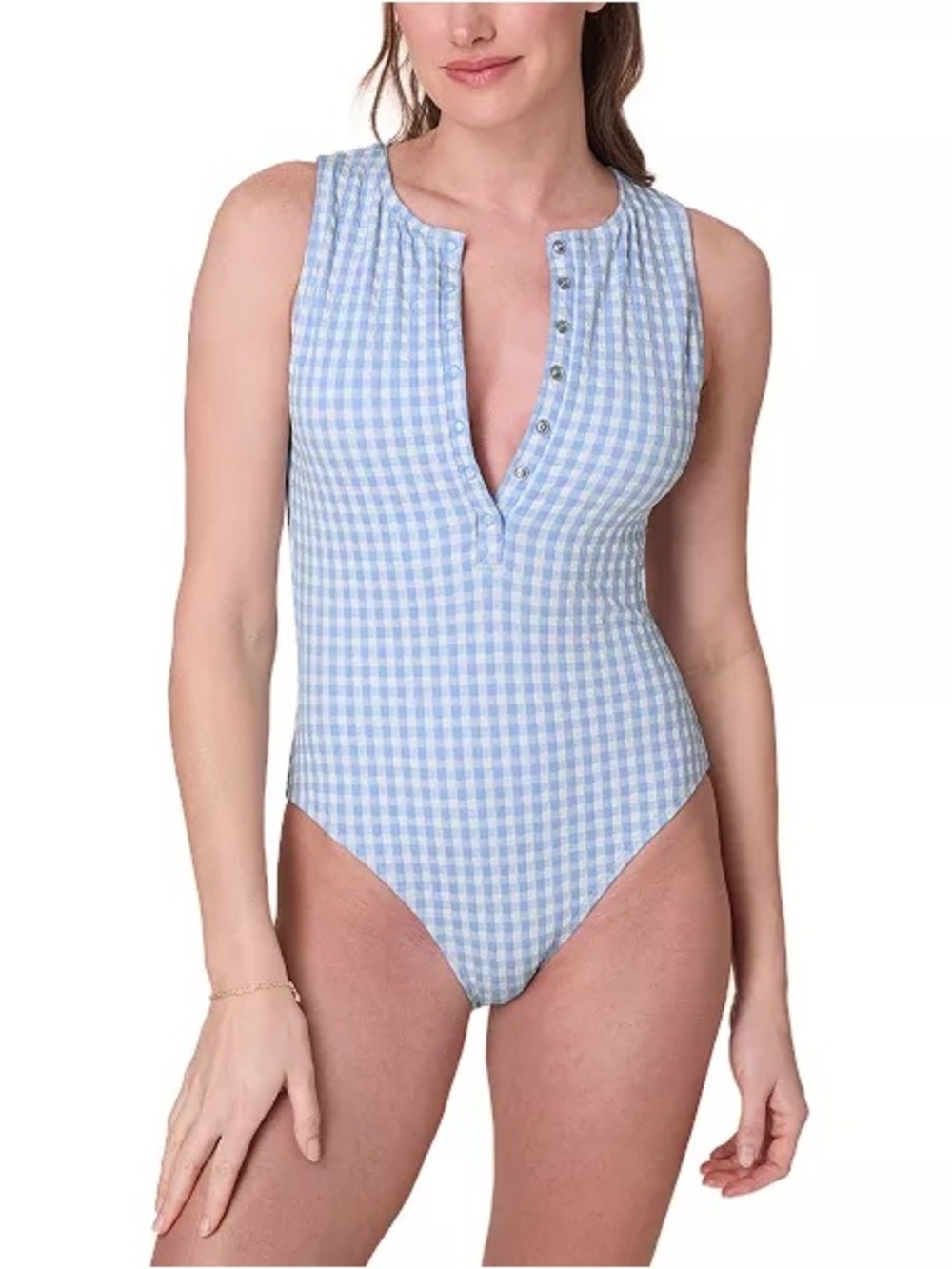 Andie The Malibu Gingham One Piece Swimsuit